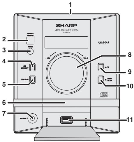 SHARP XL-DAB10NH - Volume control - 1