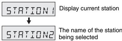 SHARP XL-DAB10NH - Selecting a station in the station list - 1