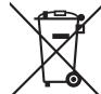 SHARP XL-HF151PHS - Information on Proper Disposal - 1