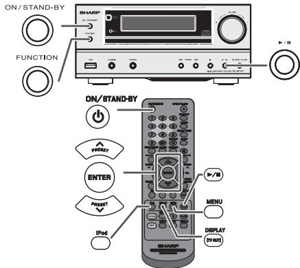 SHARP XL-HF151PHS - iPod or iPhone playback - 1