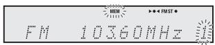 SHARP XL-HF201PH - Mise en mémoire d'une station - 1