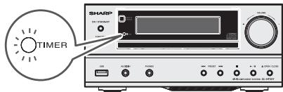SHARP XL-HF201PHBK - Before setting timer: - 2
