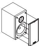 SHARP XL-HF201PHBK - Speaker grilles are removable - 1