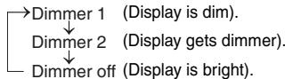 SHARP XL-HF201PHBK - Display brightness control - 1