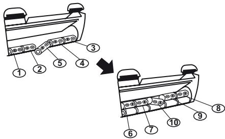 SHARP GX-M10H(OR)/(RD) - Betrieb mit Batterien - 2