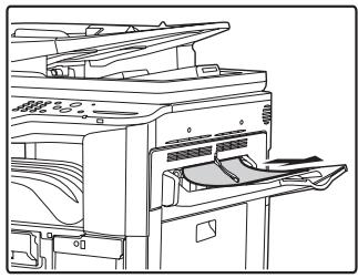 SHARP MX-3114N - Bourrage papier dans le module plateau de sortie (plateau de droite) - 1