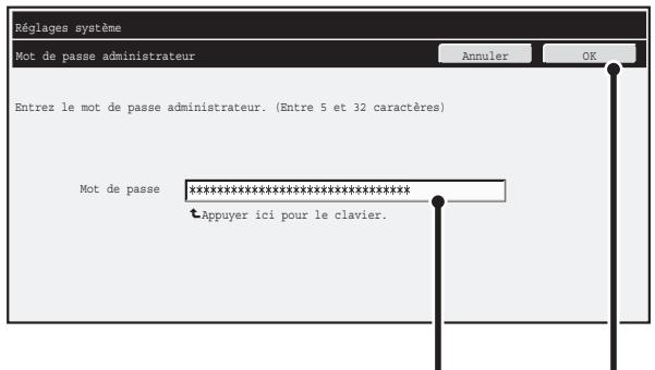 SHARP MX-3114N - Lorsque l'option authenticateur utiliseur n'est pas activée - 2
