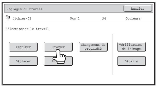 SHARP MX-3114N - ENVOI D'UN FICHIER ENREGISTRE - 1