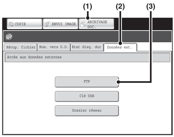 SHARP MX-3114N - IMPRIMER DIRECTEMENT UN FICHIER A PARTIR D'UN SERVEUR FTP - 2