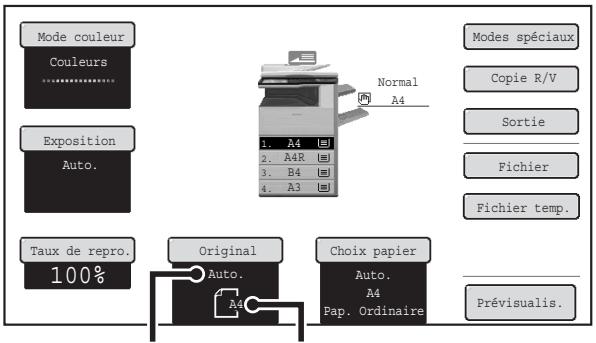SHARP MX-3114N - Exemple d'écran initial - 1
