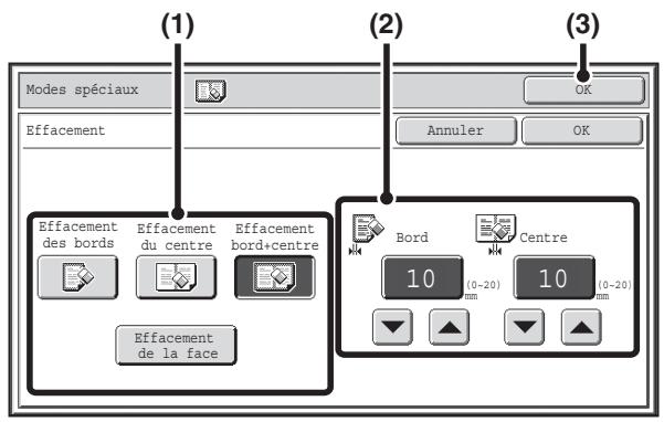SHARP MX-3114N - Selectionnez les modes spéciaux. - 1