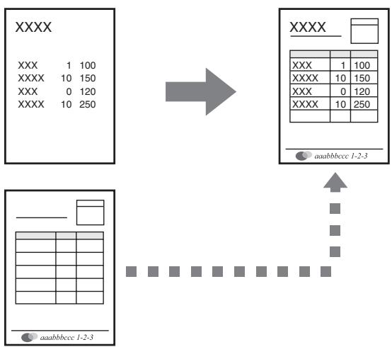 SHARP MX-3114N - CREATION DE FONDS DE PAGE (Fond de page mémorisé) - 1