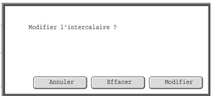SHARP MX-3114N - Appuyez sur la touche de la page que vous souhaitez effacer ou modifier. - 1