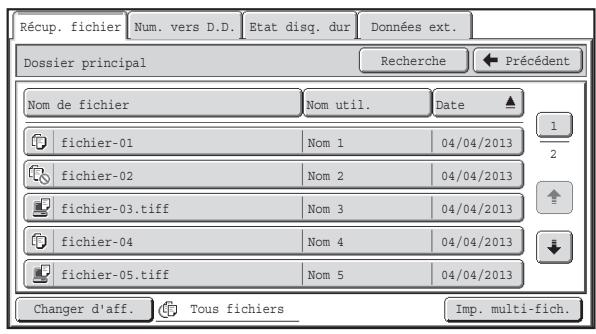 SHARP MX-3114N - Sélectionnez le fichier que vous souhaitez utiliser. - 1