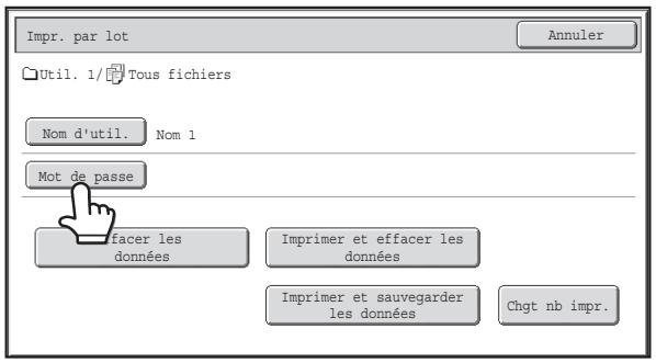 SHARP MX-3114N - Sélectionnez le nom d'utilisateur. - 2