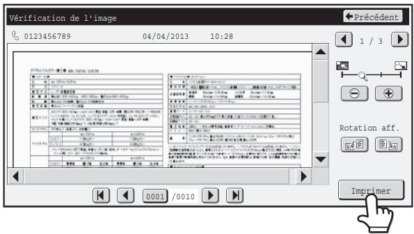 SHARP MX-3114N - Sélectionnez l'image reçue - 1