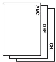 SHARP MX-3114N - COPIE SUR DES ONGLETS D'INTERCALAIRES (Copie sur onglets) - 1
