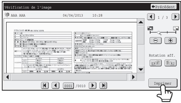 SHARP MX-3114N - Sélectionnez l'image reçue - 1