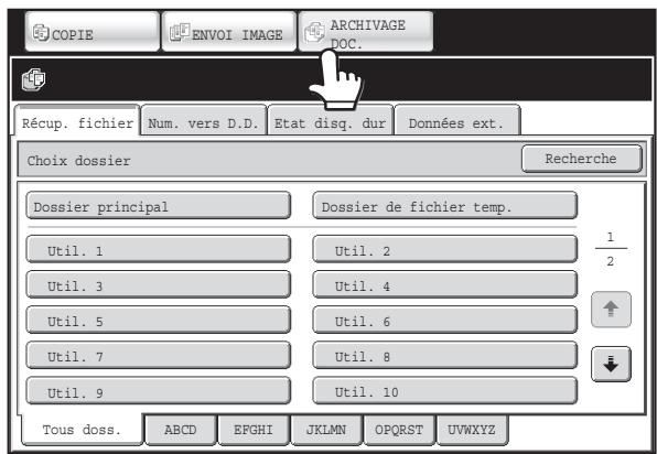 SHARP MX-3114N - Changez le mode. - 1