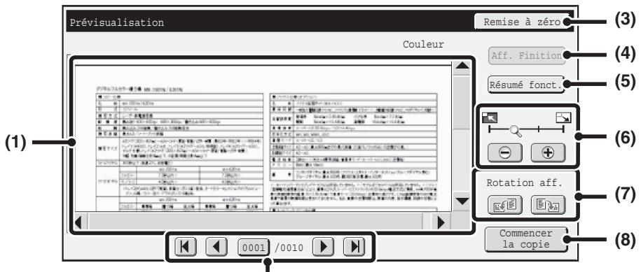 SHARP MX-3114N - ECRAN D'APERCU - 1