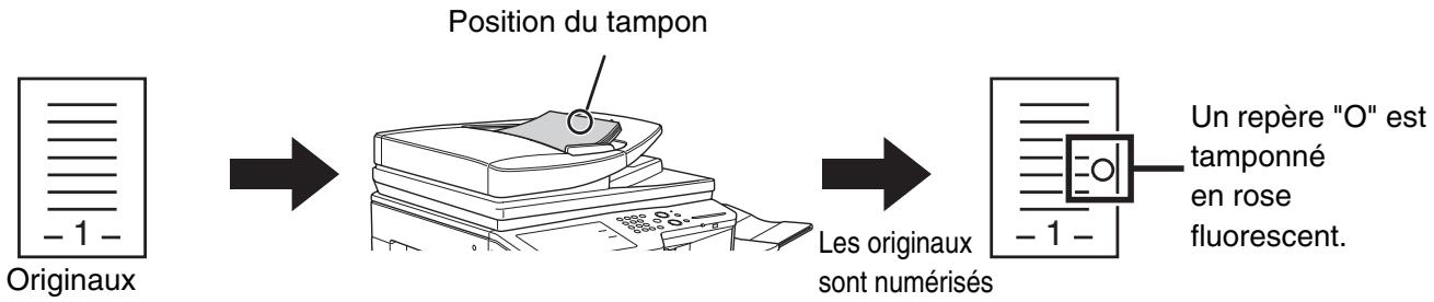 SHARP MX-3114N - TAMPONNAGE D'ORIGINAUX NUMERISES (Tampon de vérif.) - 1