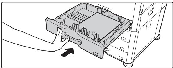SHARP MX-3114N - Insérez le papier dans le magasin. - 1