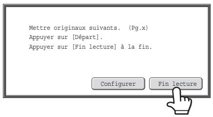 SHARP MX-3114N - Si l'original était placé sur la vitre d'exposition, remplacez-le par l'original suivant puis appuyez sur la touche [NOIR ET BLANC]. - 1
