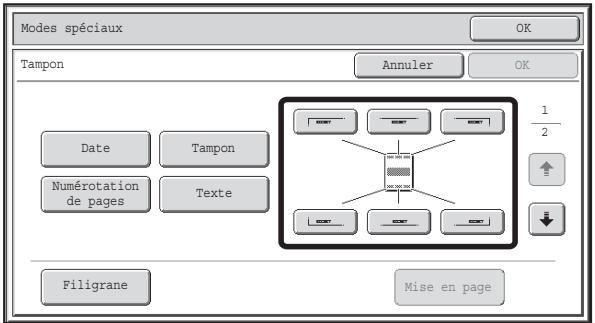 SHARP MX-3114N - PROCEDURE GENERALE D'UTILISATION D'UN TAMPON - 1