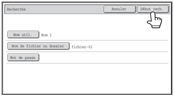 SHARP MX-3114N - Recherche à l'aide du nom du fichier ou du dossier. - 1