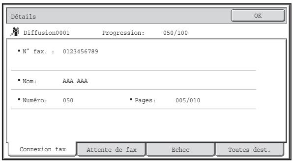 SHARP MX-3114N - VERIFICATION D'UN TRAVAIL EN ATTENTE OU DU TRAVAIL EN COURS - 1