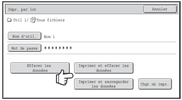 SHARP MX-3114N - Pour définir le nombre de copies, appuyez sur la touche [Chgt nb impr.]. - 2