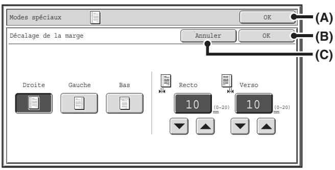 SHARP MX-3114N - Touches [OK] et [Annuler] - 1