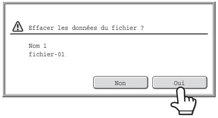 SHARP MX-3114N - SUPPRESSION D'UN FICHIER ENREGISTRE - 2
