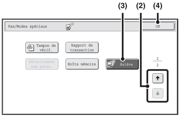 SHARP MX-3114N - RECEPTION EN RELEVÉ A L'AIDE DE CODES F - 3