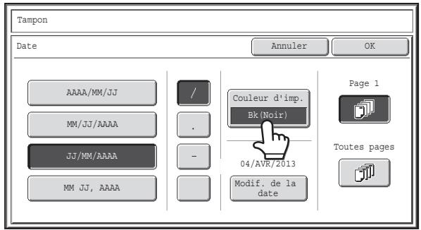 SHARP MX-3114N - Définissez le format de la date. - 1