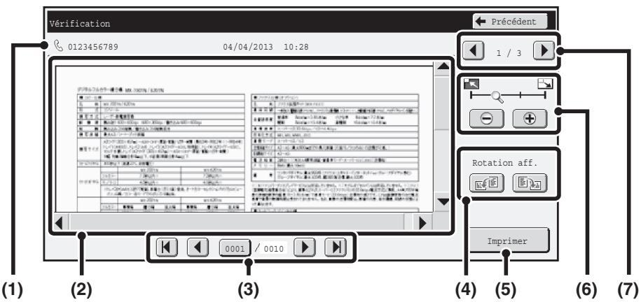 SHARP MX-3114N - ECRAN DE VERIFICATION DES IMAGES - 1