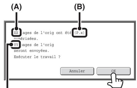 SHARP MX-3114N - Appuyez sur la touche [COULEUR] ou [NOIR ET BLANC]. - 2