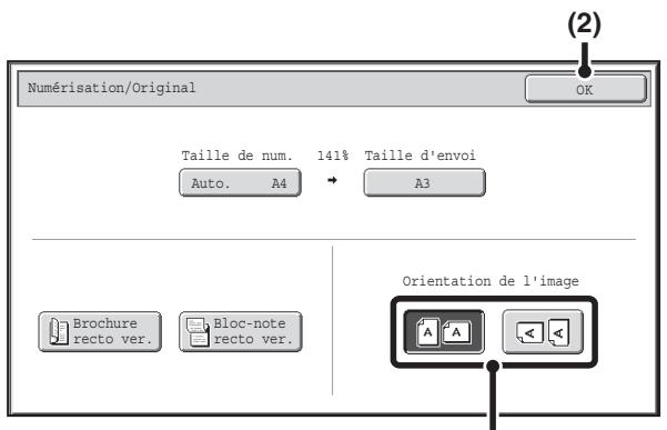 SHARP MX-3114N - Spécifiez la taille d'envoi. - 2