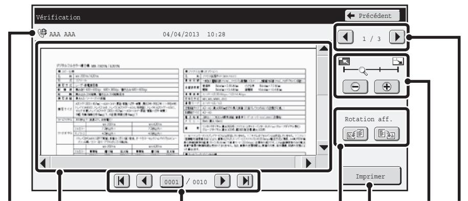 SHARP MX-3114N - ECRAN DE VERIFICATION DES IMAGES - 1