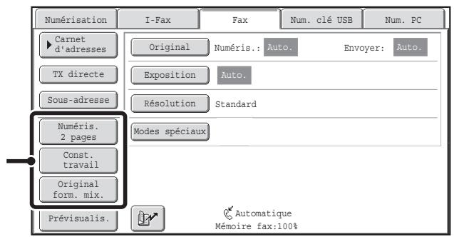SHARP MX-3114N - - Touches [Fichier] et [Fichier temp.] - 1