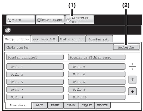 SHARP MX-3114N - RECHERCHE D'UN FICHIER ENREGISTRE - 4