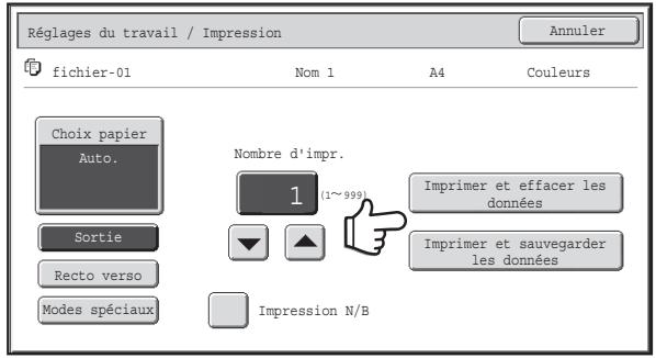 SHARP MX-3114N - Appuyez sur la touche [Imprimer]. - 1