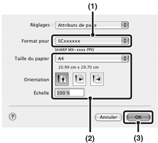 SHARP MX-3114N - SELECTION DES PARAMETRES PAPIER - 2