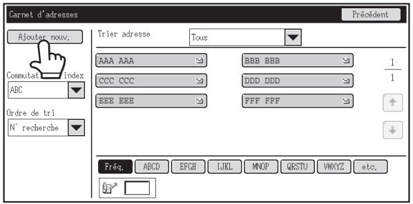 SHARP MX-3114N - Enregistrement de touches de groupe - 3