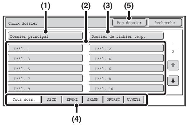 SHARP MX-3114N - Touche [Dossier de fichier temp.] - 1