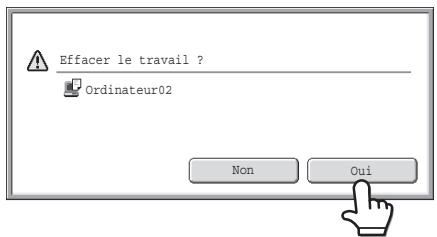 SHARP MX-3114N - Annulez le travail. - 1