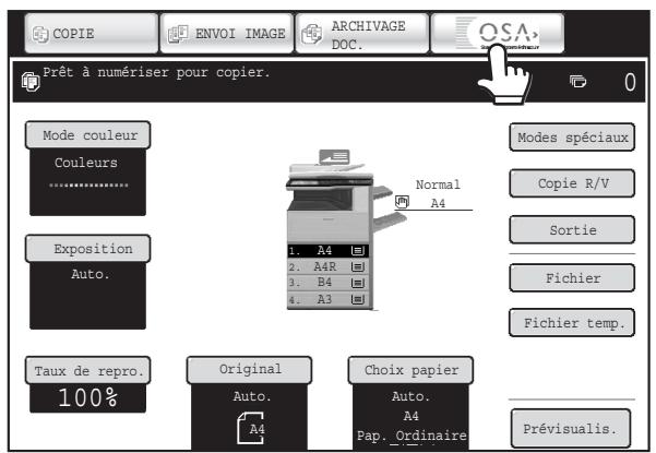 SHARP MX-3114N - Sélection d'une application standard - 1