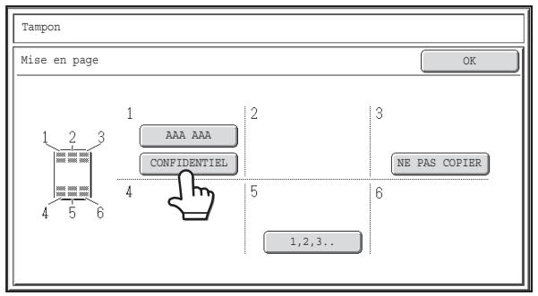 SHARP MX-3114N - VERIFICATION DE LA MISE EN PAGE DU TAMPON (Mise en page) - 3