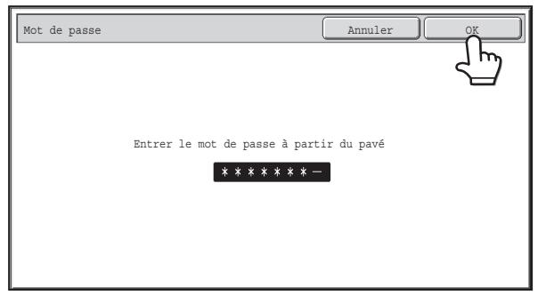 SHARP MX-3114N - Activez la propriété de confidentialité. - 1