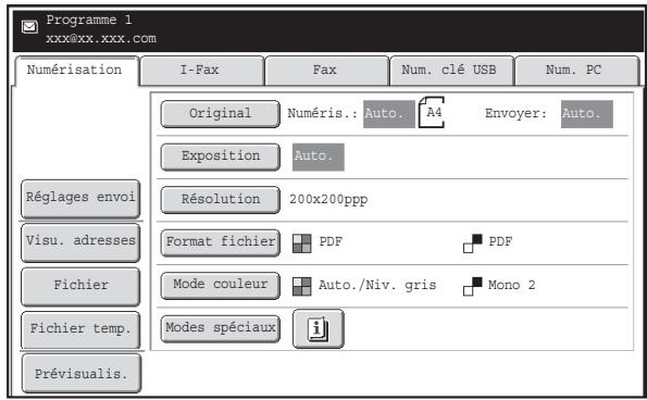 SHARP MX-3114N - Rappelez le programme enregistré. - 1